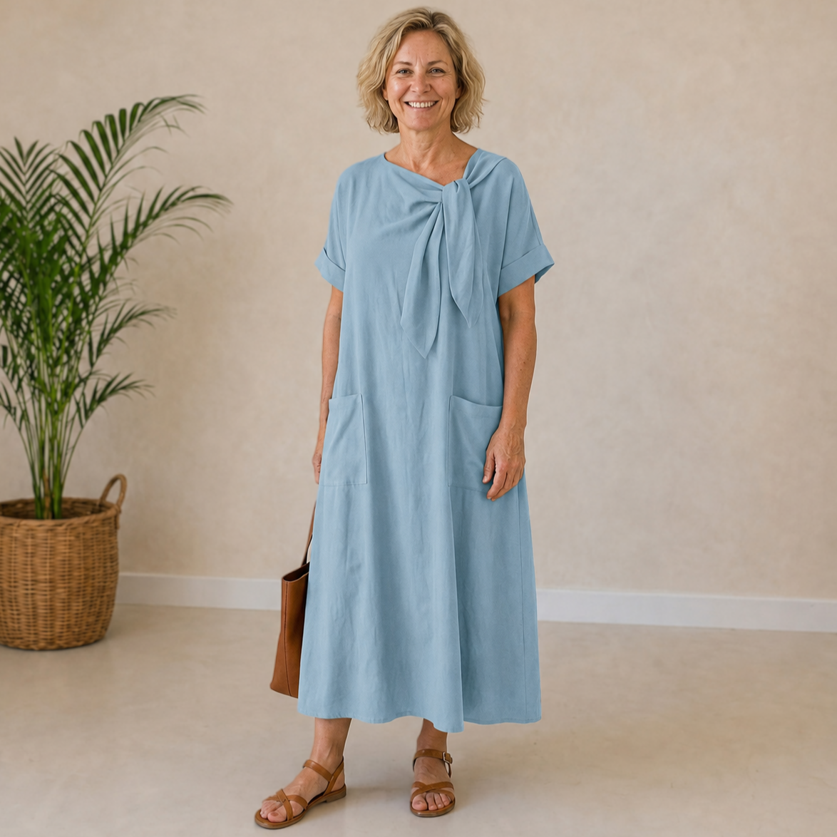Marina | Elegant Tie Dress
