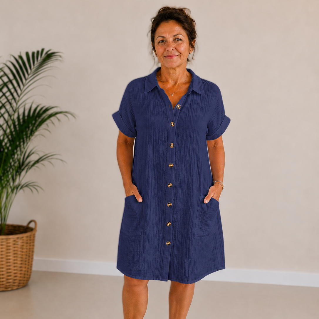 Julia | Casual Shirt Dress