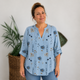 Soft Blue Floral