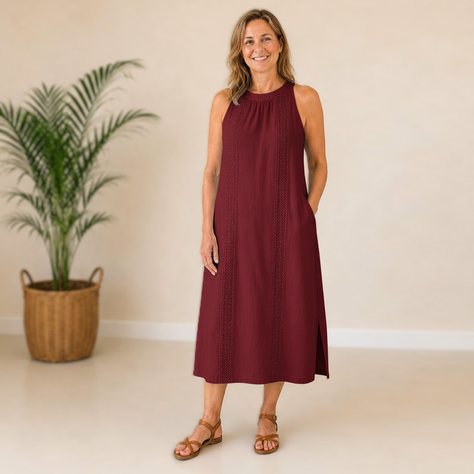 Audrey | Sleeveless Midi Dress