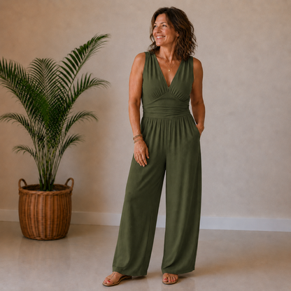 Charity | Soft Stretch Wide-Leg Jumpsuit