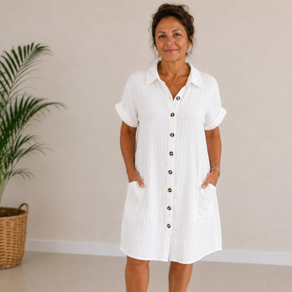 Julia | Casual Shirt Dress