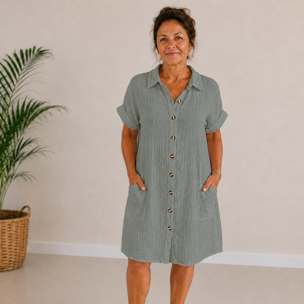 Julia | Casual Shirt Dress