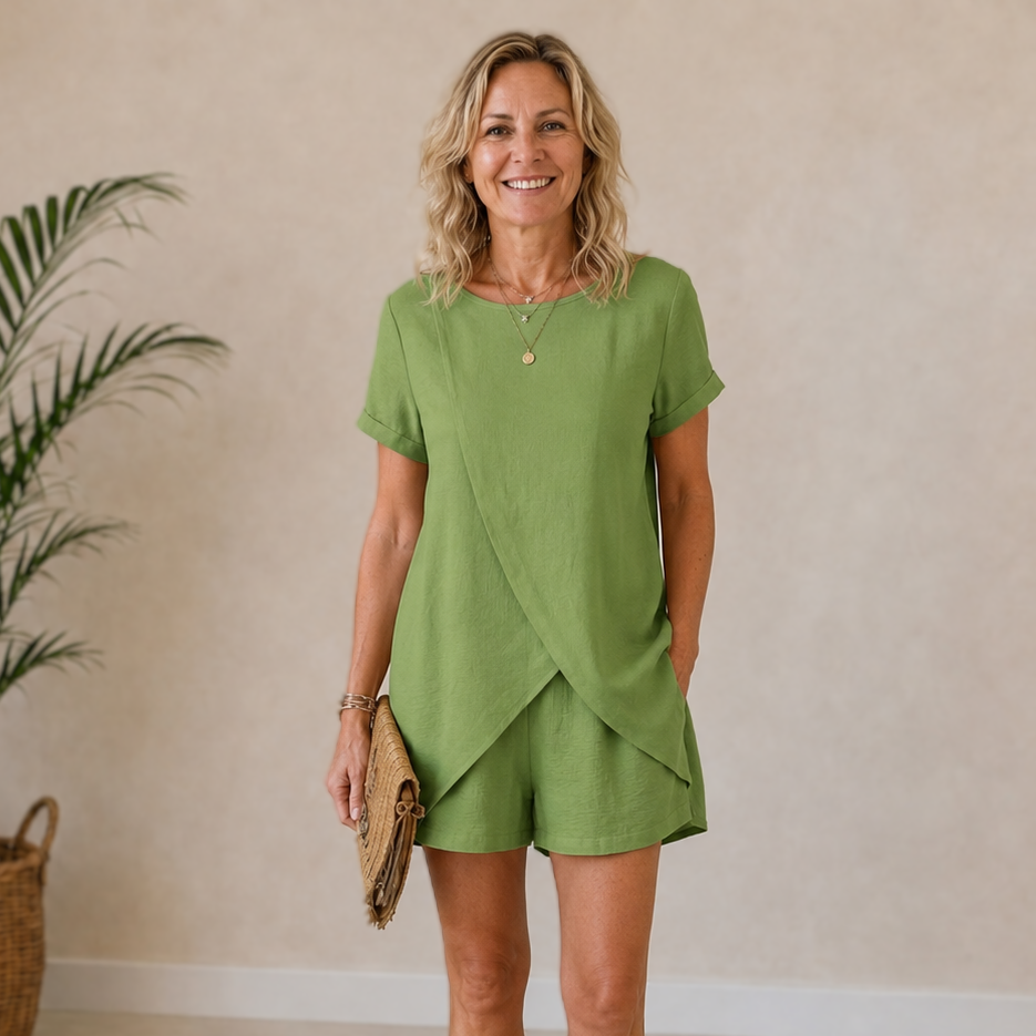 Ayla | Draped Summer Set