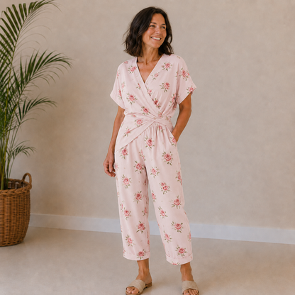 Flavie | Relaxed Wrap Jumpsuit