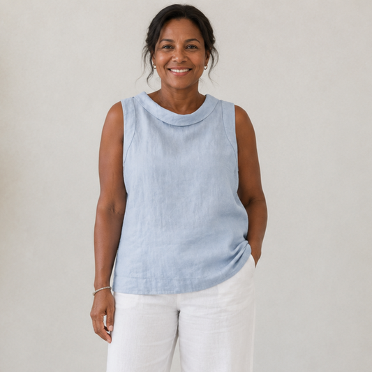 Lydia | Soft Collar Top