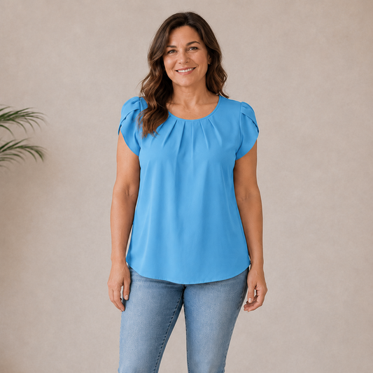 Lauren | Soft Pleat Top