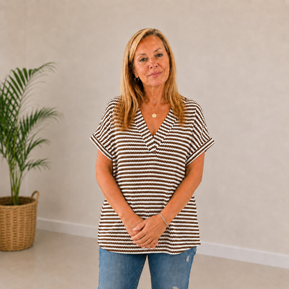 Mara | Relaxed Fit Stripe Top