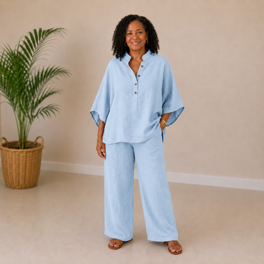 Amara | Linen Lounge Set