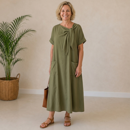 Marina | Elegant Tie Dress