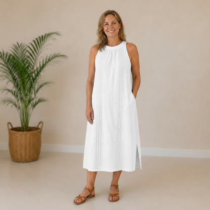 Audrey | Sleeveless Midi Dress