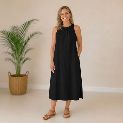Audrey | Sleeveless Midi Dress