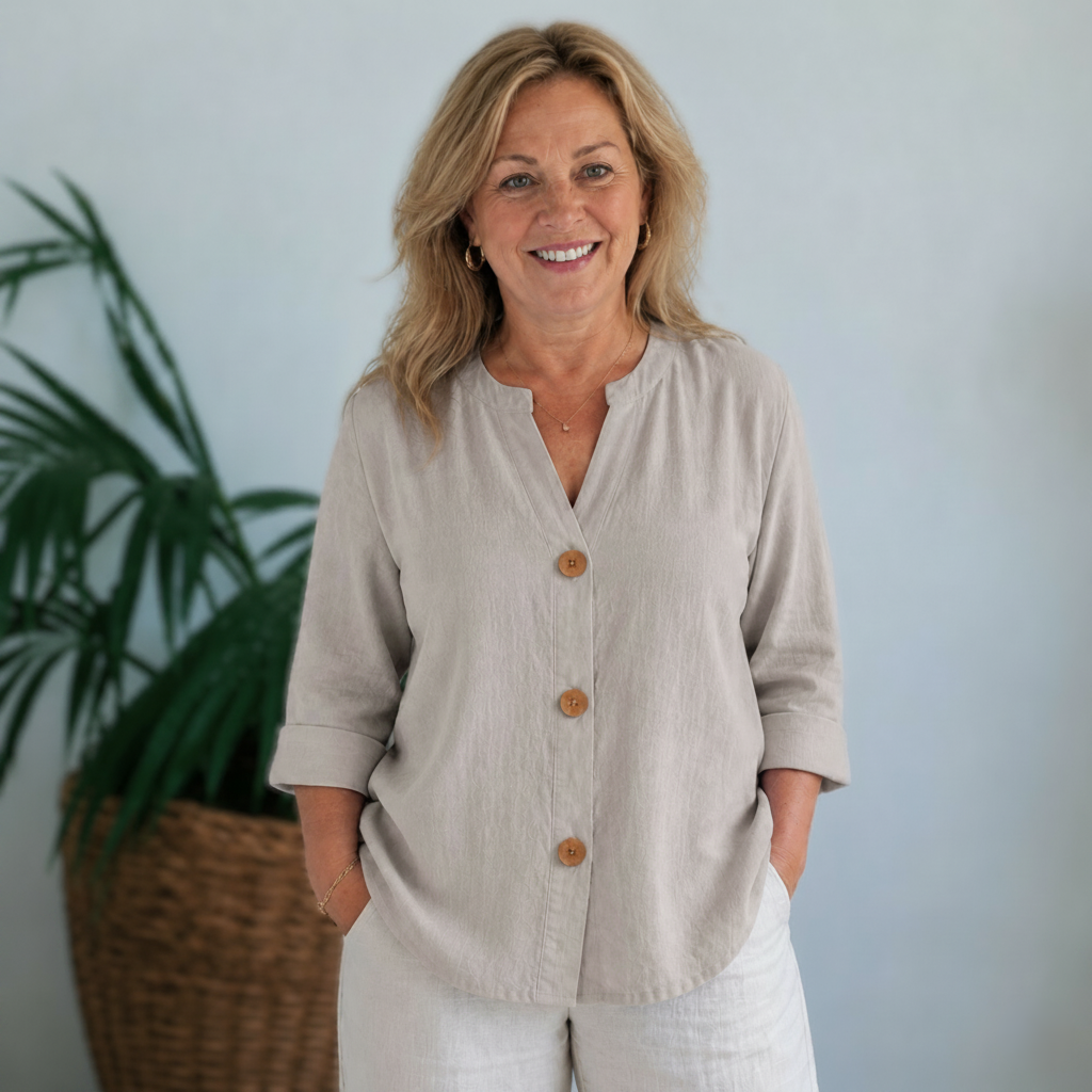 Nora | Relaxed V-Neck Blouse